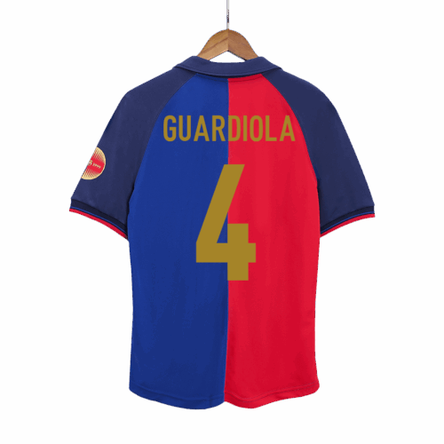 Retro Soccer Jersey GUARDIOLA #4 Barcelona Home 1999/00