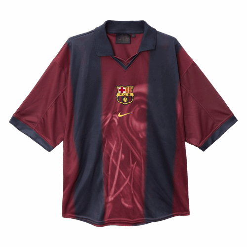 Retro Soccer Jersey Barcelona Home 2000/01