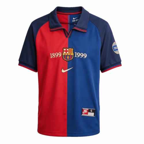 Retro Soccer Jersey Barcelona Home 1999/00