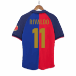 Retro Soccer Jersey RIVALDO #11 Barcelona Home 1999/00 - Image 4