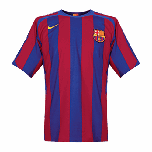 Retro Soccer Jersey Barcelona Home 2005/06 - UCL