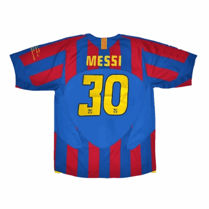 Retro Soccer Jersey MESSI #30 Barcelona Home 2005/06 - UCL Final - UCL