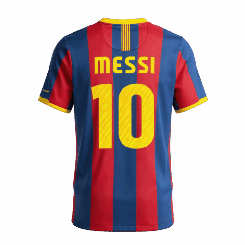 Retro Soccer Jersey MESSI #10 Barcelona Home 2010/11