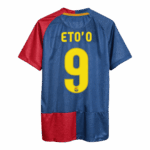 Retro Soccer Jersey ETO'O #9 Barcelona Home 2008/09 - UCL Final - UCL