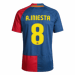 Retro Soccer Jersey A.INIESTA #8 Barcelona Home 2008/09 - UCL Final - UCL