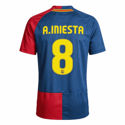 Retro Soccer Jersey A.INIESTA #8 Barcelona Home 2008/09 - UCL Final - UCL