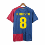 Retro Soccer Jersey A.INIESTA #8 Barcelona Home 2008/09 - UCL Final - UCL - Image 3