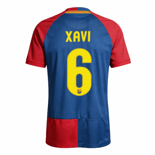 Retro Soccer Jersey XAVI #6 Barcelona Home 2008/09 - UCL Final - UCL