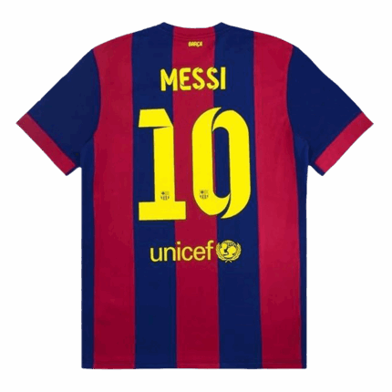 Retro Soccer Jersey MESSI #10 Barcelona Home 2014/15