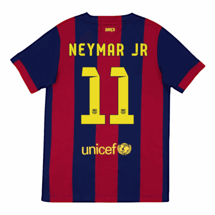 Retro Soccer Jersey NEYMAR JR #11 Barcelona Home 2014/15