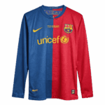 Retro Soccer Jersey Barcelona Home Long Sleeve 2008/09 - UCL Final