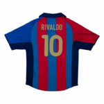 Retro Soccer Jersey RIVALDO #10 Barcelona Home 2001/02