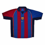 Retro Soccer Jersey RIVALDO #10 Barcelona Home 2001/02 - Image 2