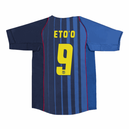 Retro Soccer Jersey ETO'O #9 Barcelona Away 2004/05