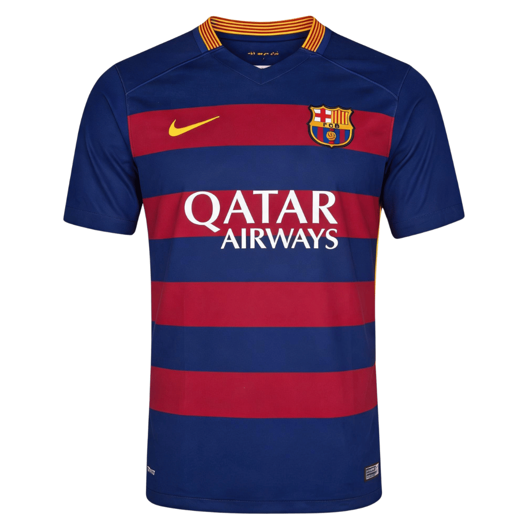 666711_1 Retro Soccer Jersey Barcelona Home 2015/16