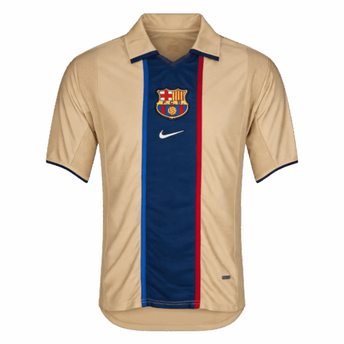 Retro Soccer Jersey Barcelona Away 2001/03
