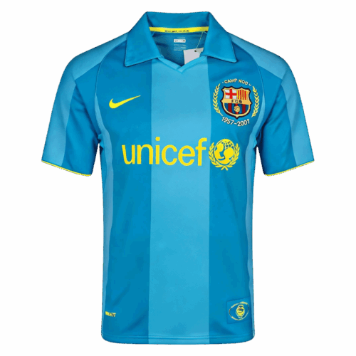 Retro Soccer Jersey Barcelona Away 2007/08