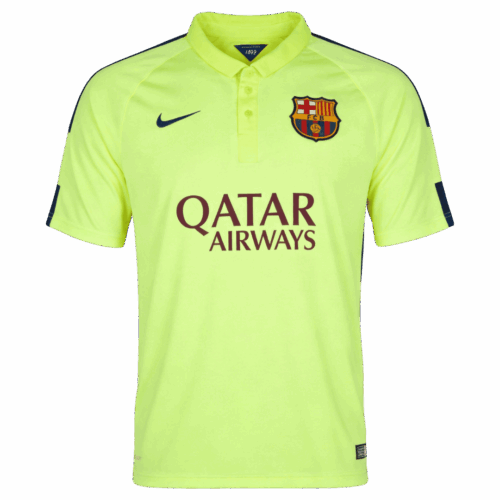 Retro Soccer Jersey Barcelona Third Away 2014/15