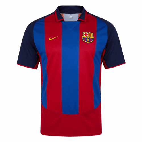Retro Soccer Jersey Barcelona Home 2003/04