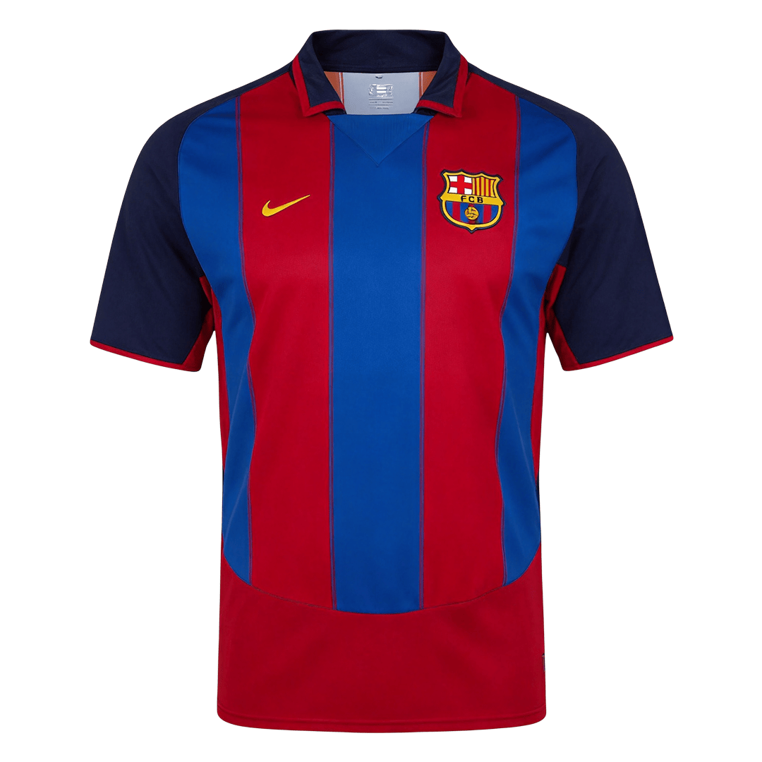 702342_1 Retro Soccer Jersey Barcelona Home 2003/04