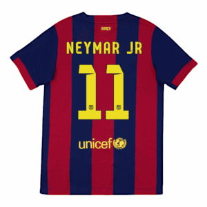 Retro Soccer Jersey NEYMAR JR #11 Barcelona Home 2014/15