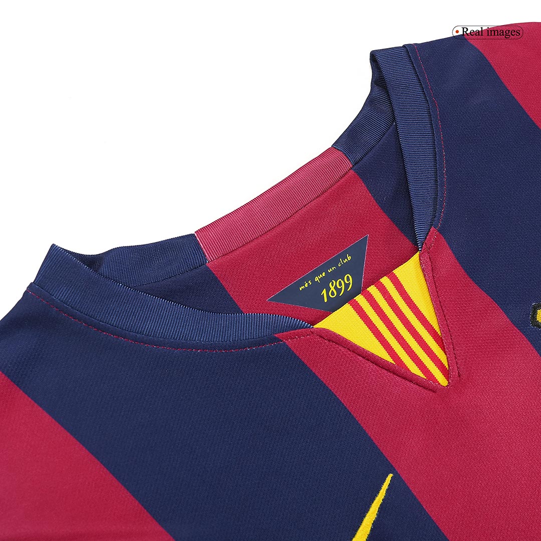 Retro Soccer Jersey NEYMAR JR #11 Barcelona Home 2014/15