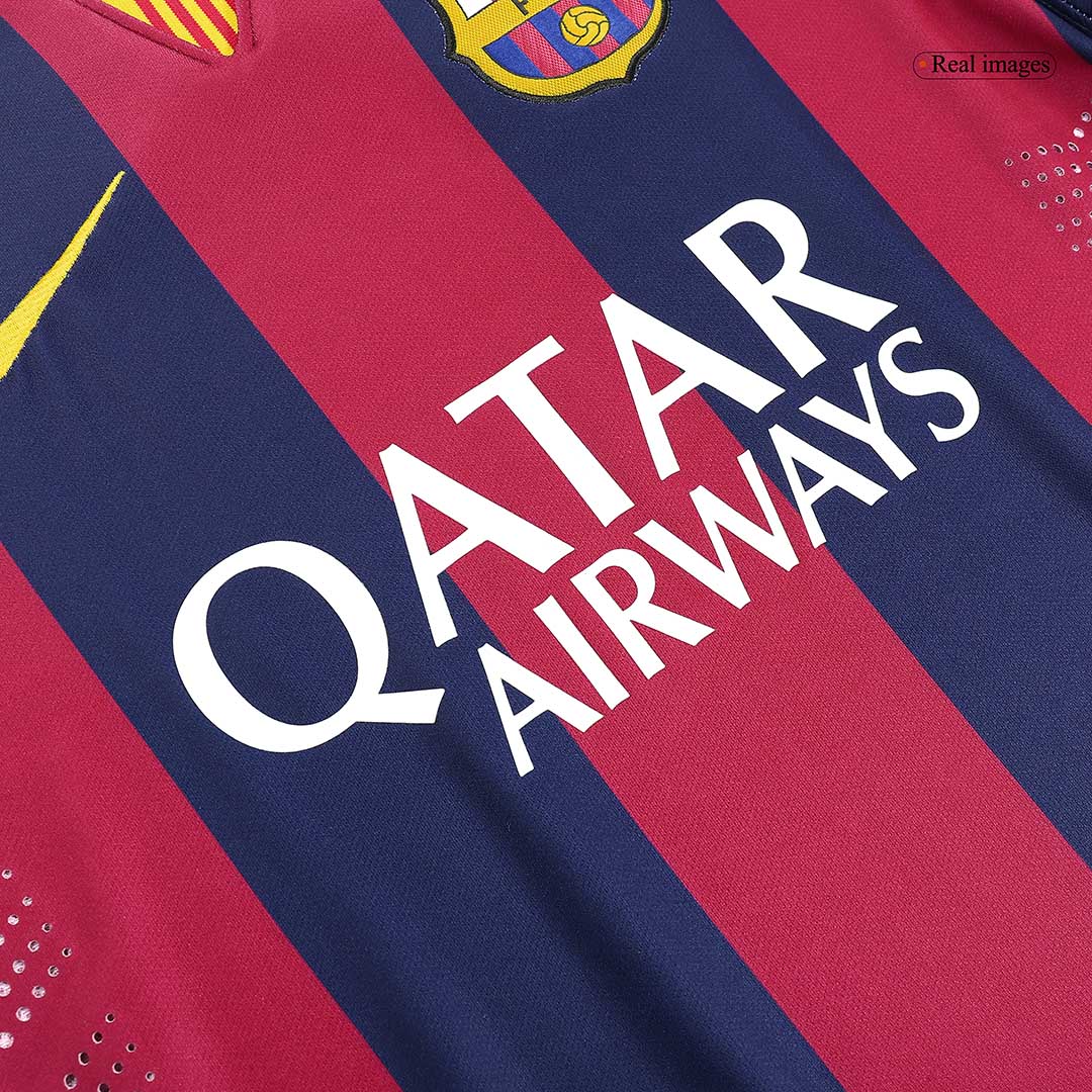 Retro Soccer Jersey NEYMAR JR #11 Barcelona Home 2014/15