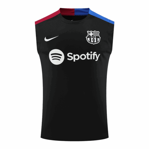 Barcelona Pre-Match Sleeveless Top Black