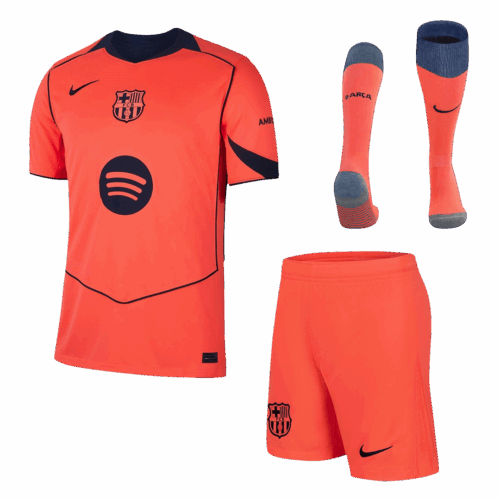 Barcelona Third Away Jerseys Full Kit 2025/26