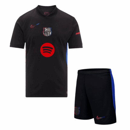 Barcelona Away Jerseys Kit- Spotify Logo Without Text