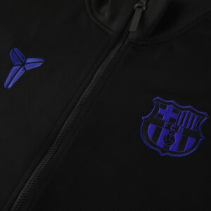 Barcelona Home Jacket Tracksuit 2025/26 Black&Purple - Image 11