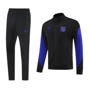 Barcelona Home Jacket Tracksuit 2025/26 Black&Purple - Image 2