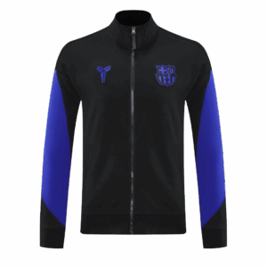 Barcelona Home Jacket Tracksuit 2025/26 Black&Purple - Image 4