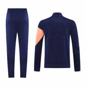 Barcelona Jacket Tracksuit 2025/26 Navy&Orange - Image 3