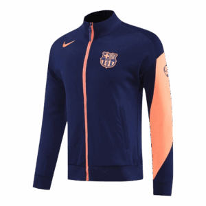 Barcelona Jacket Tracksuit 2025/26 Navy&Orange - Image 5