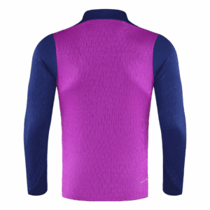 Barcelona 1/4 Zip Tracksuit 2025/26 Purple - Image 5
