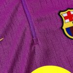 609893_7 Barcelona 1/4 Zip Tracksuit 2025/26 Purple