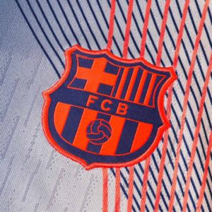 Barcelona 1/4 Zip Tracksuit 2025/26 Kids Black&Orange - Image 9