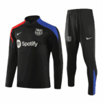 Barcelona 1/4 Zip Tracksuit Black