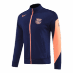Barcelona Jacket Tracksuit 2025/26 Navy&Orange - Image 5