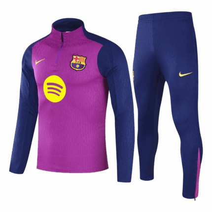Barcelona 1/4 Zip Tracksuit 2025/26 Purple