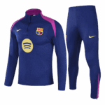 Barcelona 1/4 Zip Tracksuit 2025/26 Navy