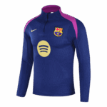 Barcelona 1/4 Zip Tracksuit 2025/26 Navy - Image 3
