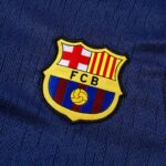 Barcelona 1/4 Zip Tracksuit 2025/26 Kids Navy - Image 5