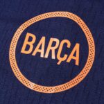 Barcelona 1/4 Zip Tracksuit 2025/26 Kids Black&Orange - Image 15