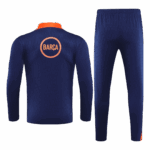 Barcelona 1/4 Zip Tracksuit 2025/26 Kids Black&Orange - Image 2