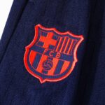 Barcelona 1/4 Zip Tracksuit 2025/26 Black&Orange - Image 16
