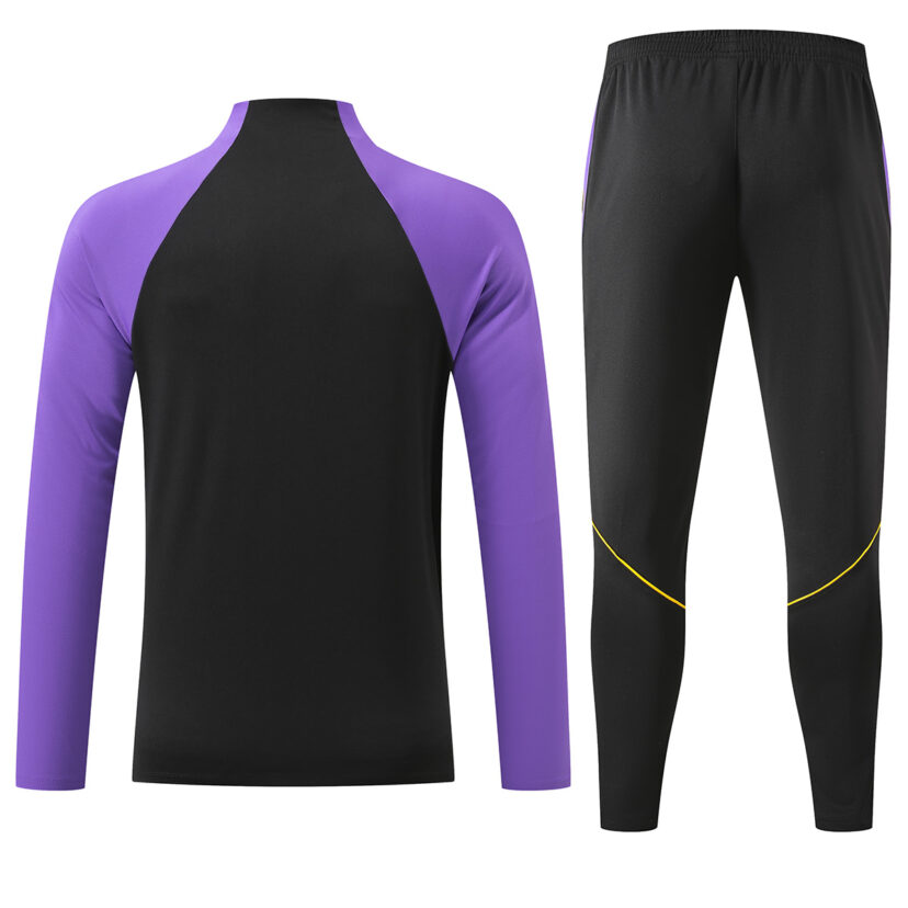 Barcelona 1/4 Zip Tracksuit 2026/27 Black