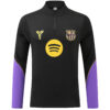 Barcelona 1/4 Zip Tracksuit 2026/27 Black