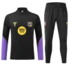 Barcelona 1/4 Zip Tracksuit 2026/27 Kids Black